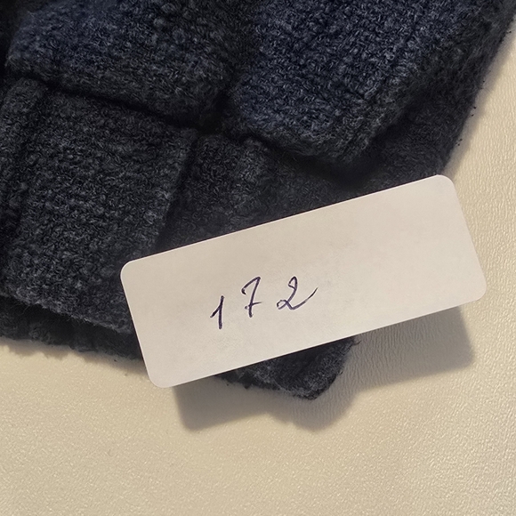 Maje Bimarine Tweed Jacket Long sleeves Crewneck Front button closure Size S - Picture 9 of 9